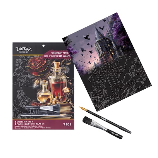 Brea Reese® 9" x 12" Pretty Potions Scratch Art Paper Pad